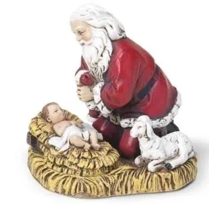 2.75" Kneeling Santa Figure