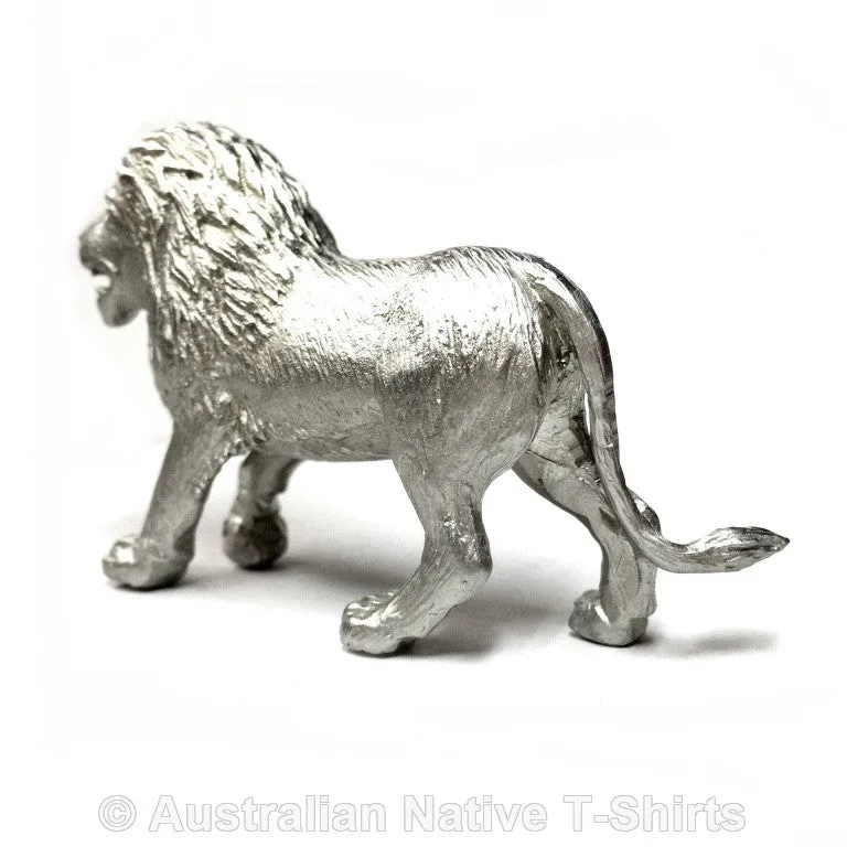 African Lion Pewter Figurine (8cm)