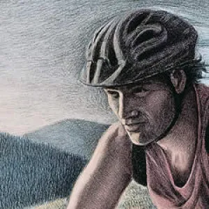 Biker - Hand Colored