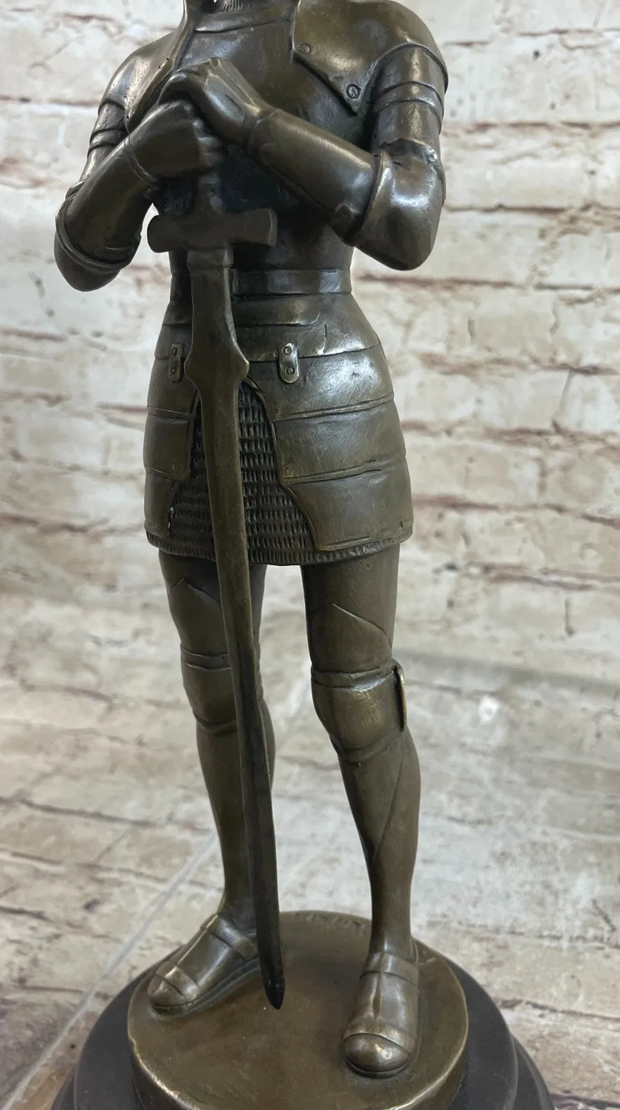 Bronze Sculpture Hand Made Detailed Museum Quality Classic Roman Warrior Statue