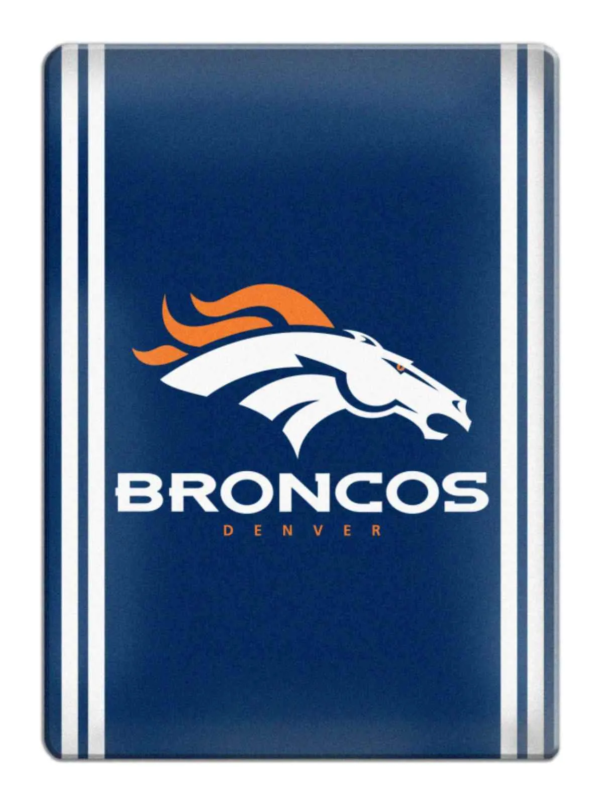 Denver Broncos NFL Boelter Brands Navy & White Ceramic Refrigerator Magnet