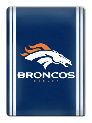 Denver Broncos NFL Boelter Brands Navy & White Ceramic Refrigerator Magnet