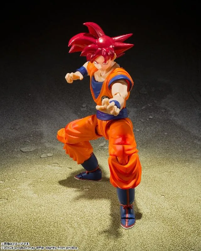 Dragon Ball Super: S.H.Figuarts Super Saiyan God Son Goku Saiyan God [Instilled With The Light of Righteous Hearts]