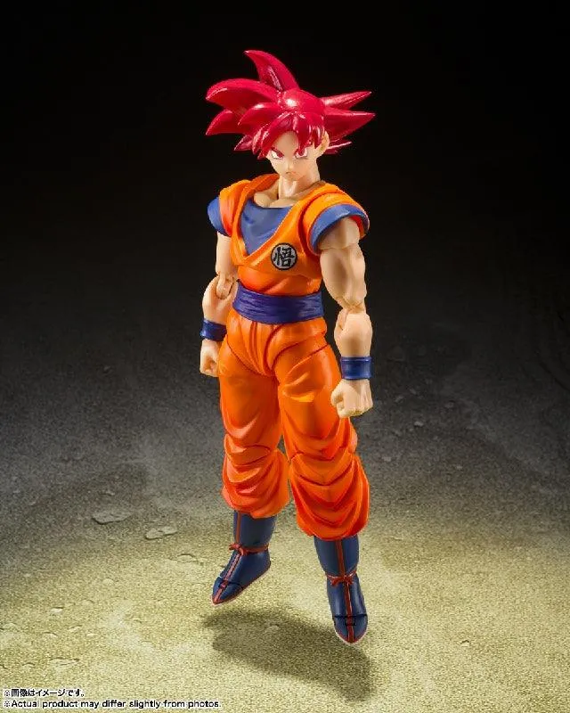 Dragon Ball Super: S.H.Figuarts Super Saiyan God Son Goku Saiyan God [Instilled With The Light of Righteous Hearts]