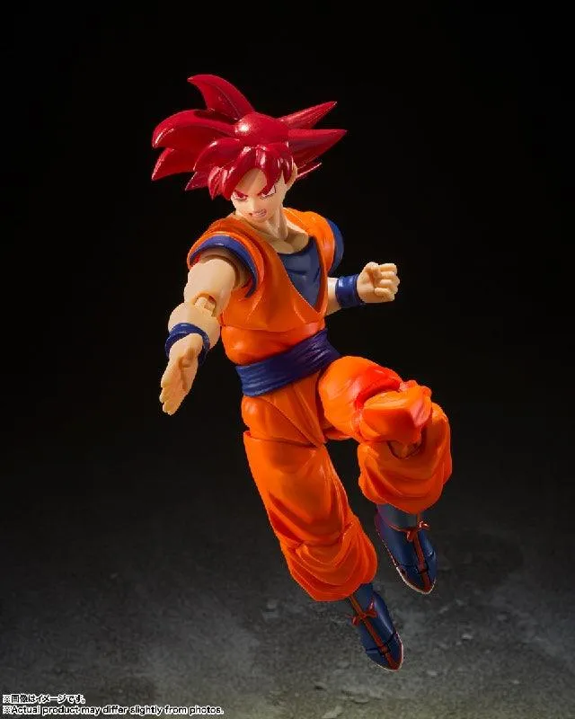 Dragon Ball Super: S.H.Figuarts Super Saiyan God Son Goku Saiyan God [Instilled With The Light of Righteous Hearts]