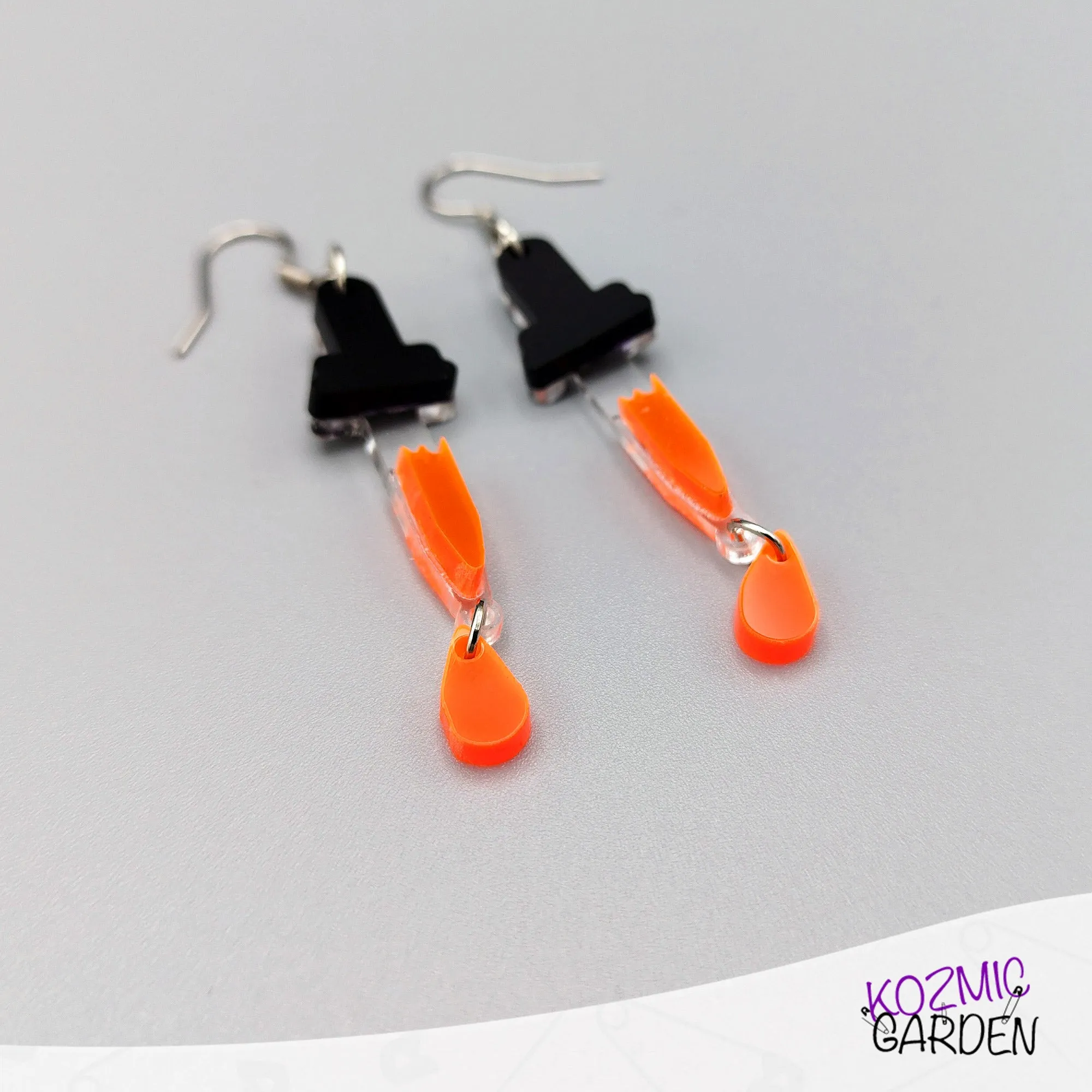 Dropper Earrings – Mad Scientist Power!