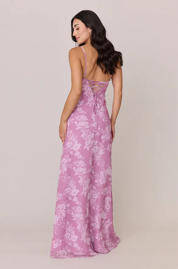 Ember Chiffon Floral Print Dress | Made To Order