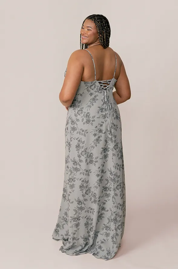 Ember Chiffon Floral Print Dress | Made To Order