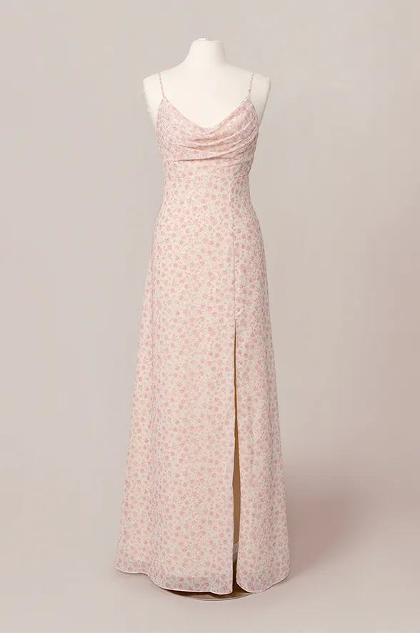 Ember Chiffon Floral Print Dress | Made To Order