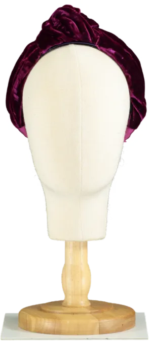 Jennifer Behr Knot Detail Hairband In Purple