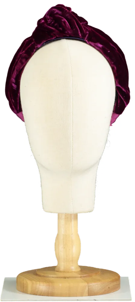 Jennifer Behr Knot Detail Hairband In Purple