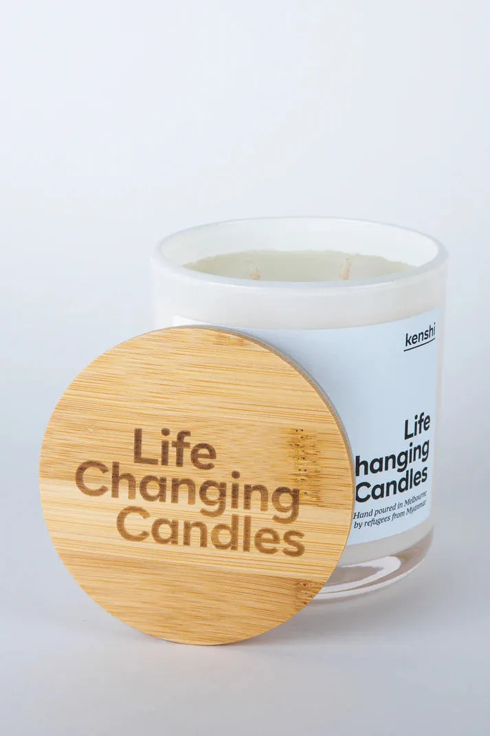 Kenshi Large Candle - Sage & Sea Salt