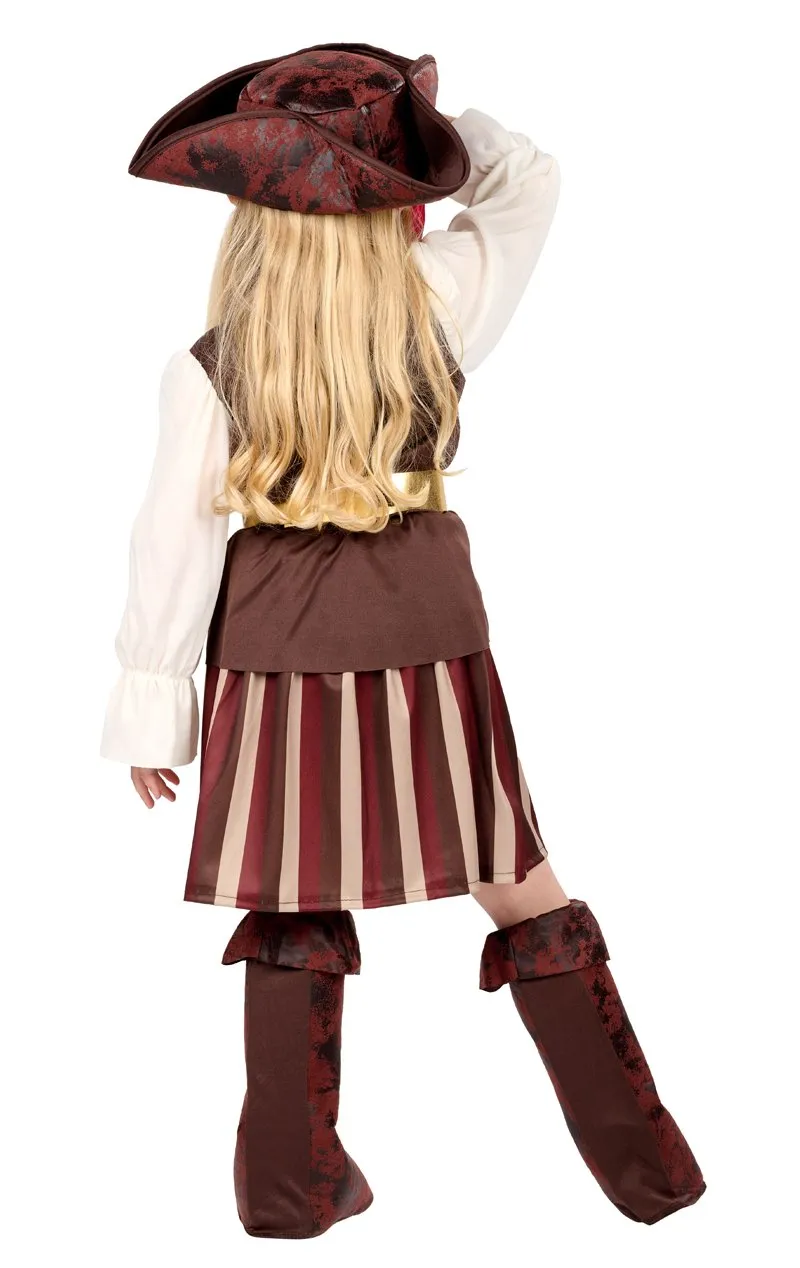Kids Pirate Girl Costume