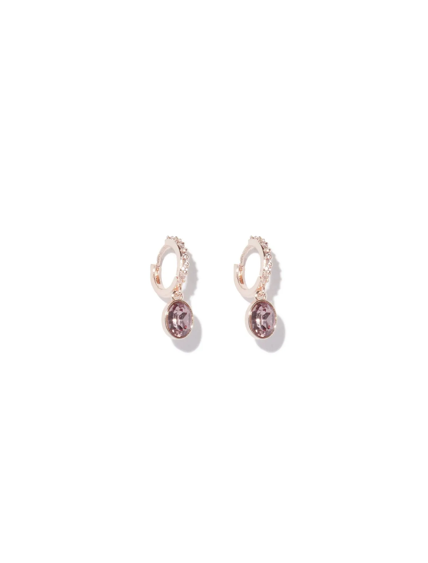 Patty Stone Huggie Earrings