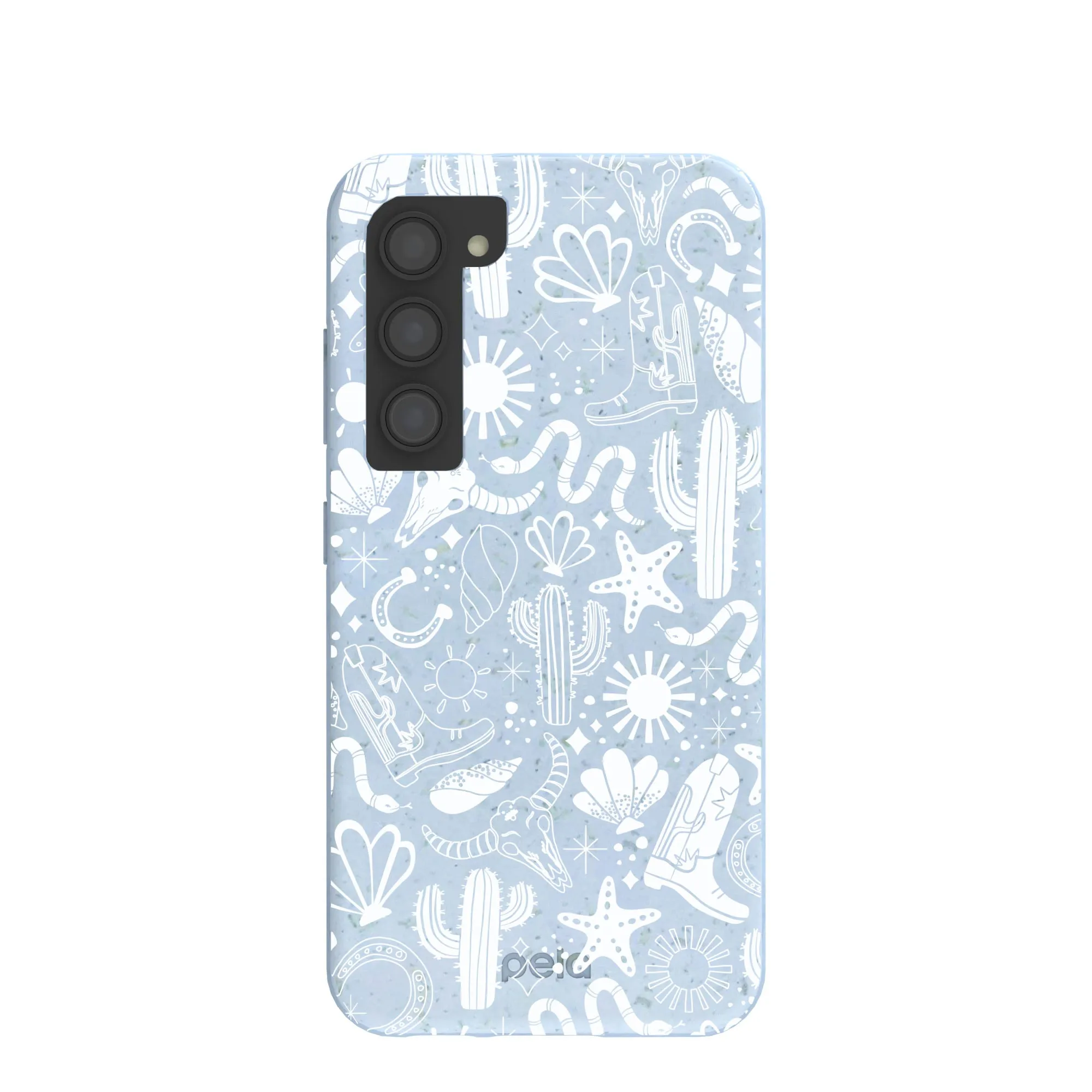 Powder Blue Coastal Rodeo Samsung Galaxy S23 Case