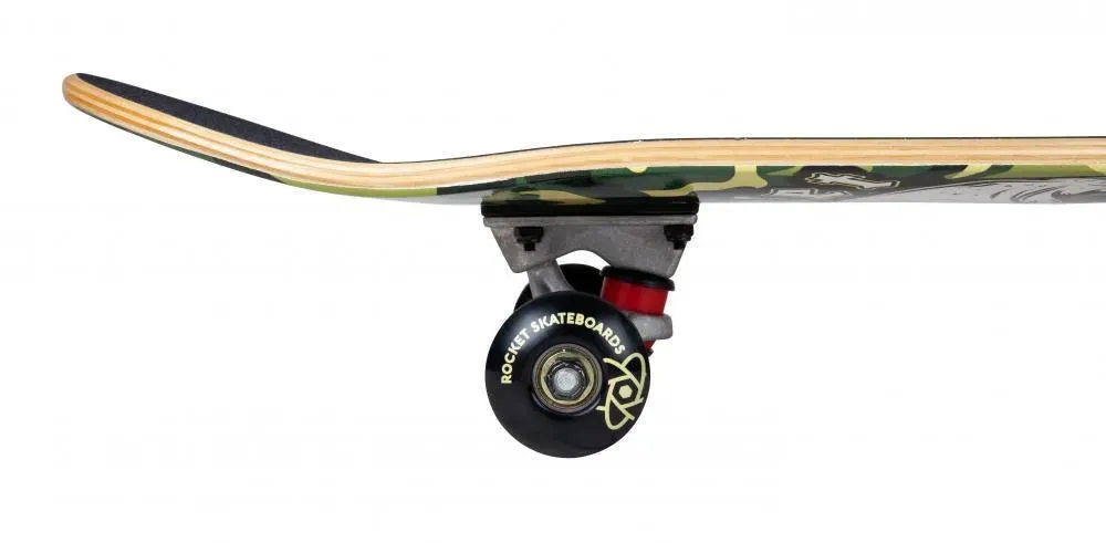 Rocket Skateboards 31" Rocket Complete Combat Skull Camo 7.75"