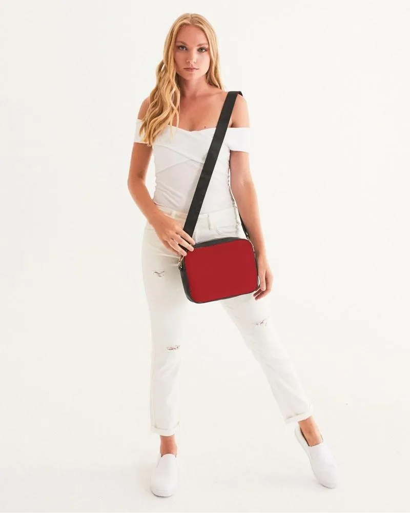 Shaded Red Crossbody Bag | C0M100Y100K30