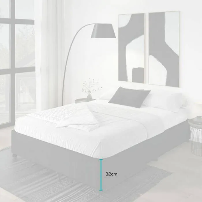 Standard Upholstered Deep Base 320h - Double to Californian King