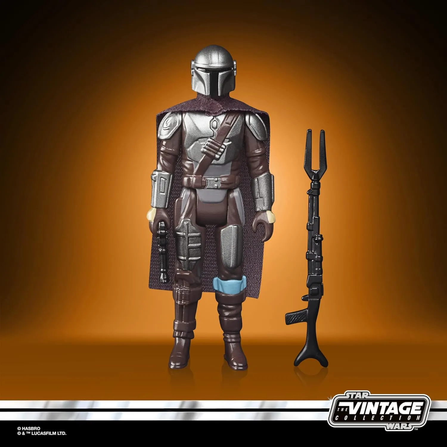 STAR WARS Retro Collection The Mandalorian (Beskar) Toy 3.75-Inch