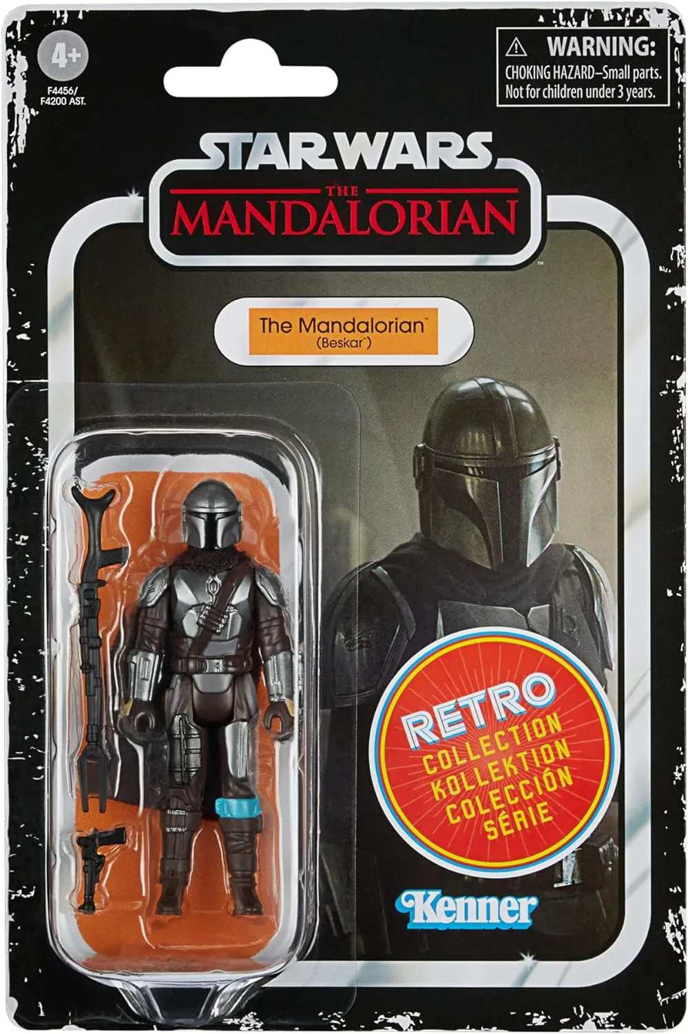 STAR WARS Retro Collection The Mandalorian (Beskar) Toy 3.75-Inch