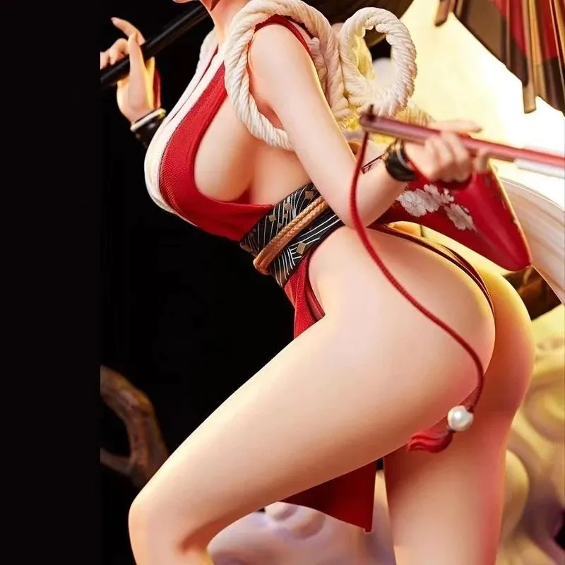 The King of Fighters | Mai Shiranui Action Figure With Light | Waifu Figurine | 58 Cms |