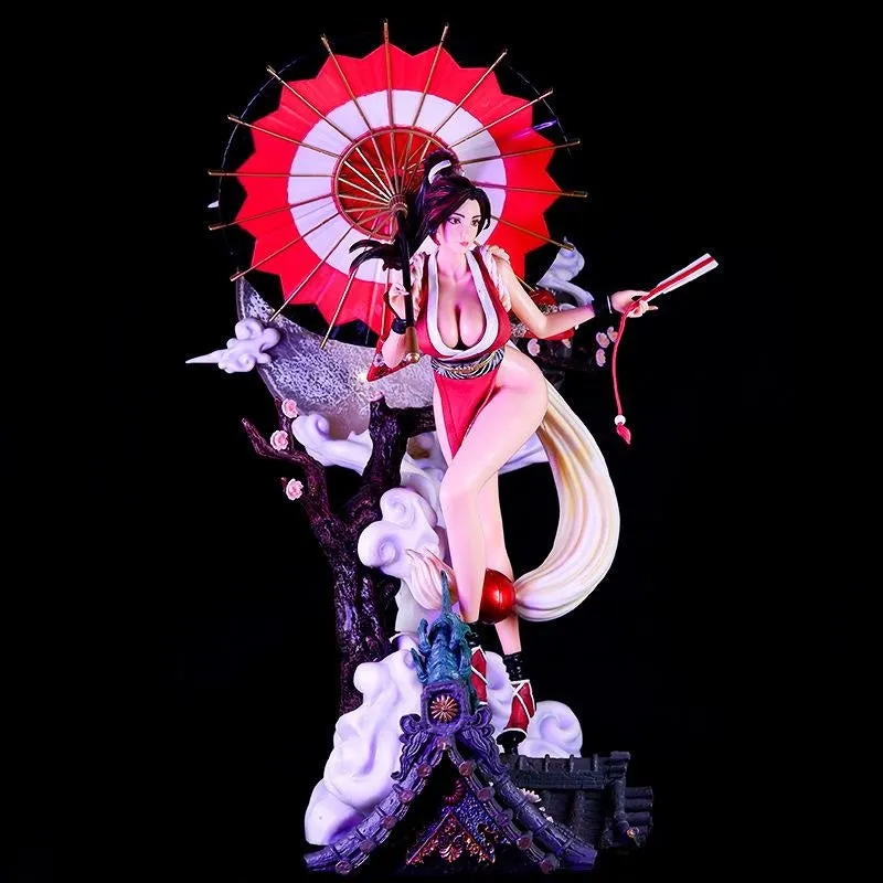 The King of Fighters | Mai Shiranui Action Figure With Light | Waifu Figurine | 58 Cms |