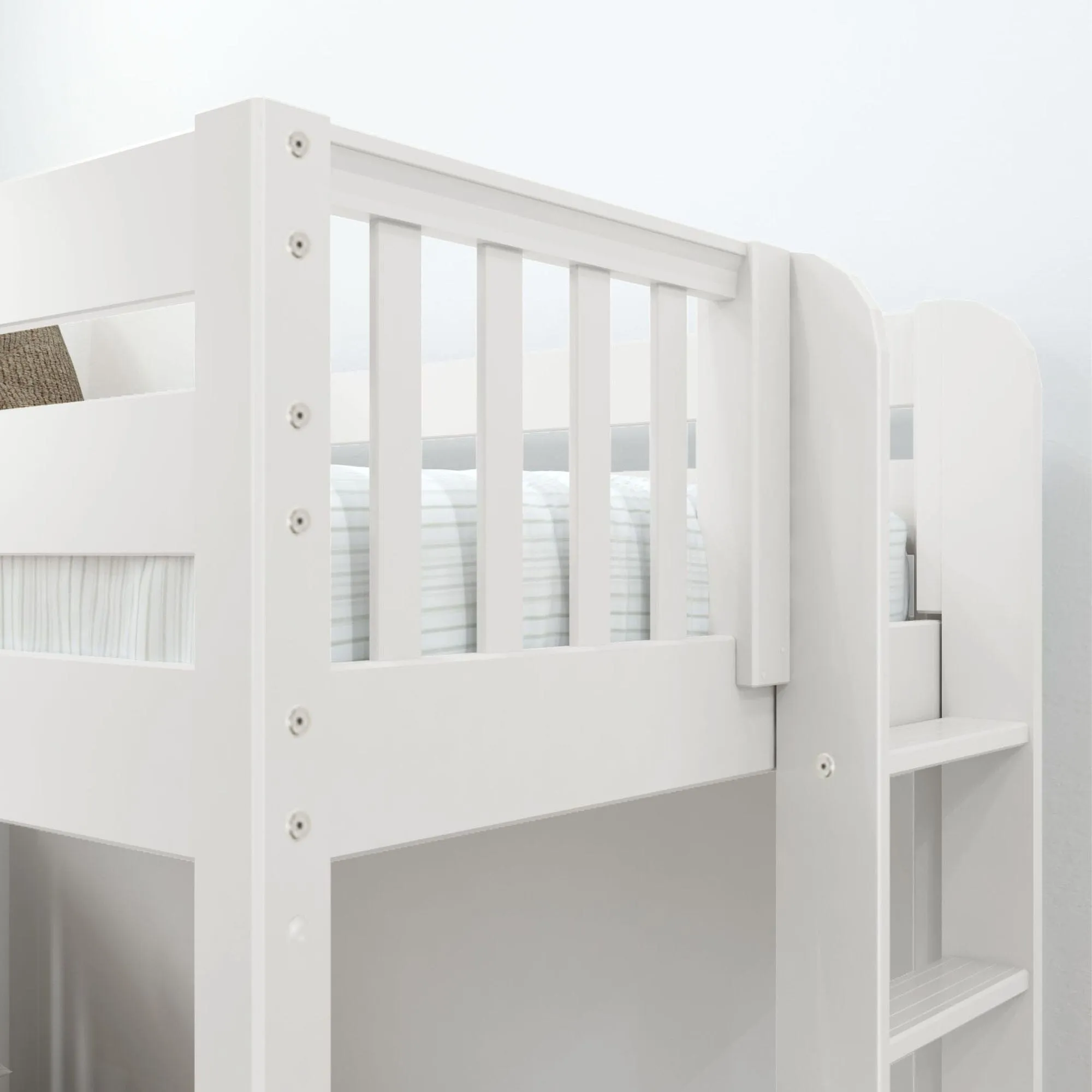 Twin XL High Loft Bed with Ladder on End