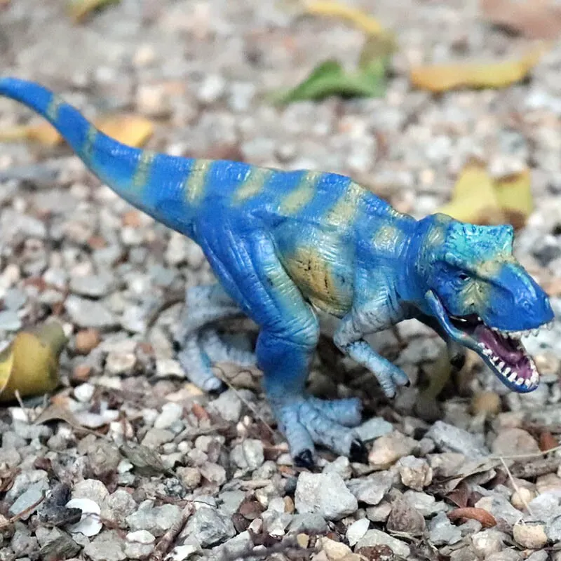 Tyrannosaurus model Blue Tyrannosaurus Jurassic simulation solid animal model decorative items educational toys