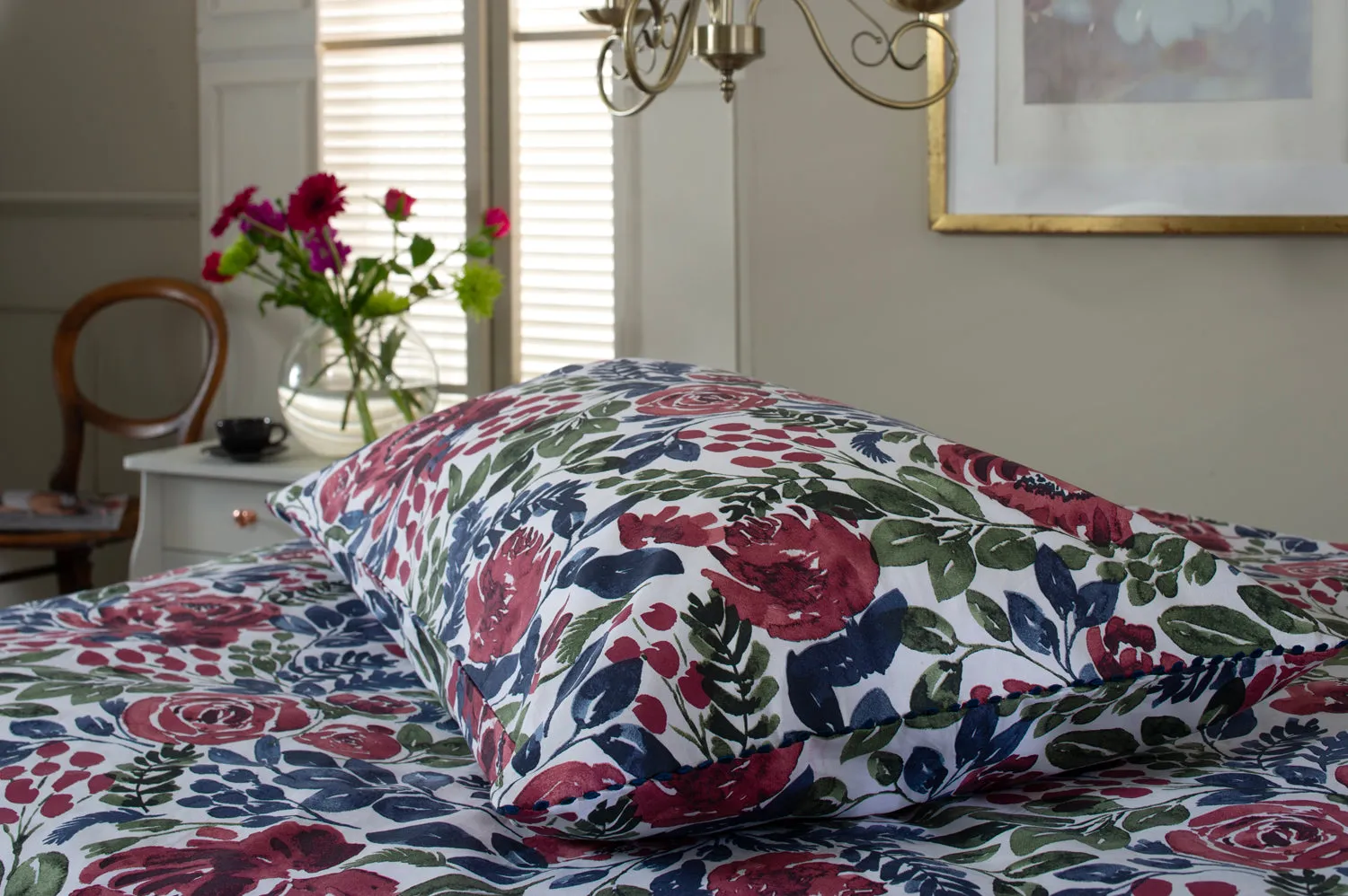 Wedding Day Printed Soft Cotton Duvet Set